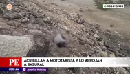 Mototaxista fue acribillado y arrojado a un basural