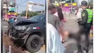 Mototaxista muere tras choque con patrullero en vía del Metropolitano/ América Noticias