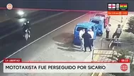Mototaxista se salva de morir tras persecución en La Libertad