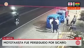 Mototaxista se salva de morir tras persecución en La Libertad. Foto y video: América Noticias