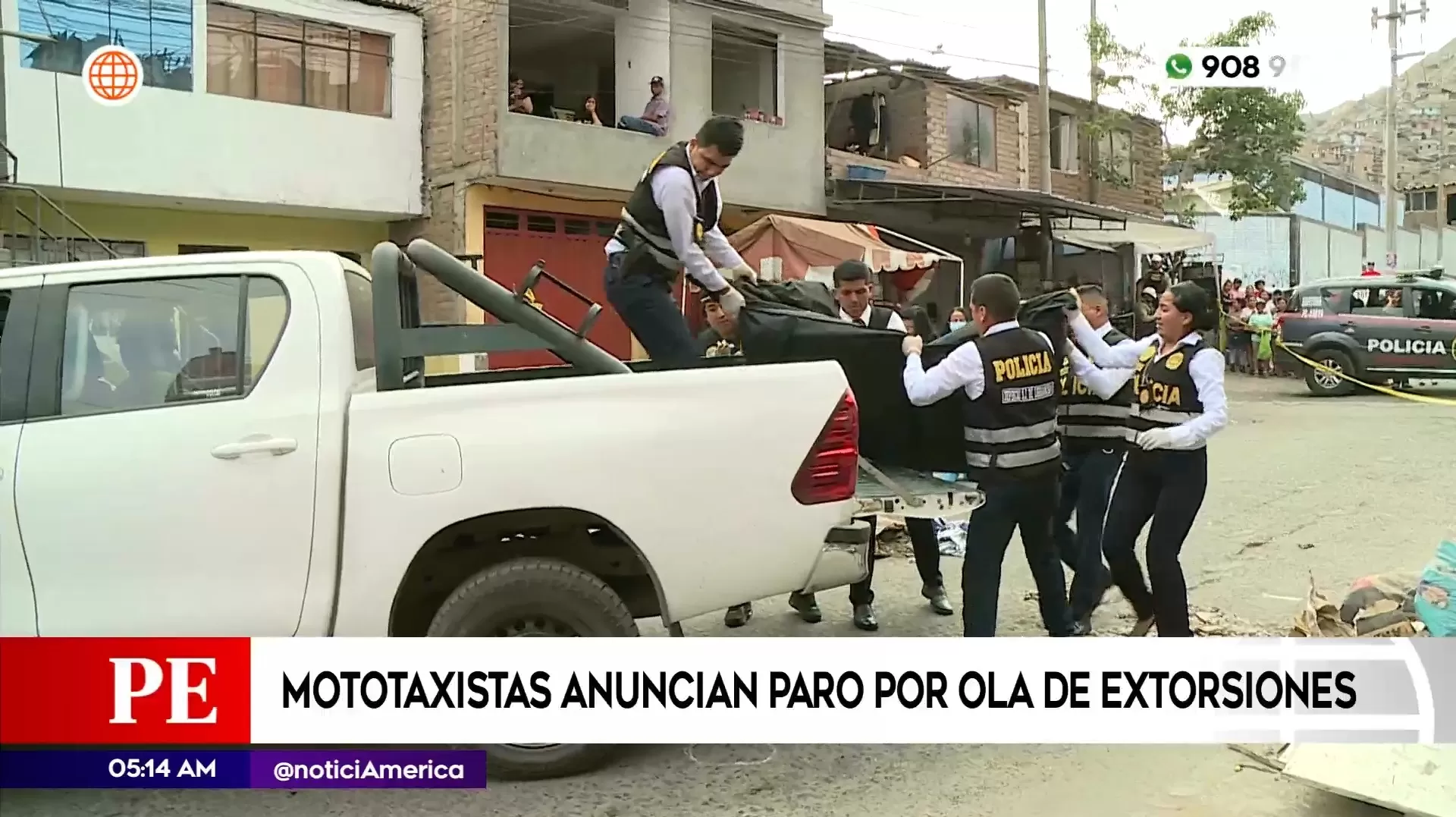 Mototaxistas anuncian paro por ola de extorsiones. Foto: América Noticias