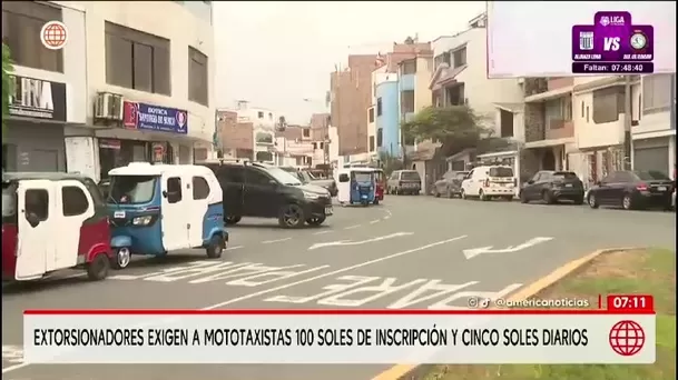 Delincuentes extorsionan a mototaxistas con cupos y amenazas de muerte en Surco/ América Noticias Delincuentes extorsionan a mototaxistas con cupos y amenazas de muerte en Surco/ América Noticias