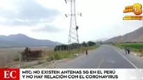 MTC: No existen antenas 5G en el Perú y no hay relación con el coronavirus.Video: América