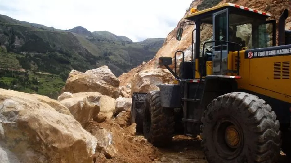 Vías fueron rehabilitadas al tránsito y ya se encuentran operativas. Foto referencial: Andina