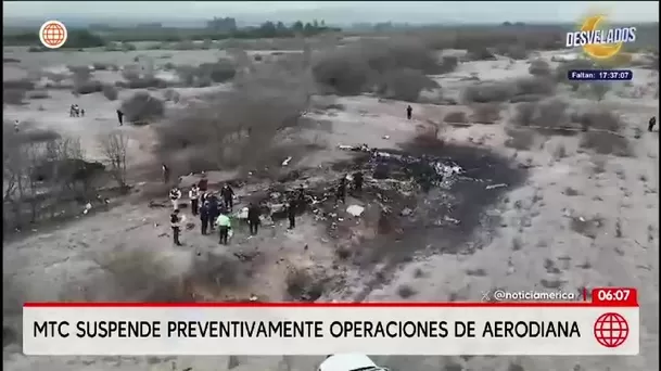 Accidente aéreo en Nasca deja 13 muertos y MTC investiga/ América Noticias Accidente aéreo en Nasca deja 13 muertos y MTC investiga/ América Noticias