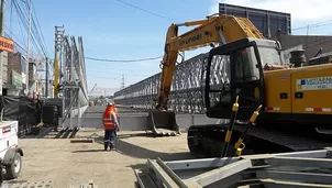 Puente Bailey en Virú. Foto: MTC