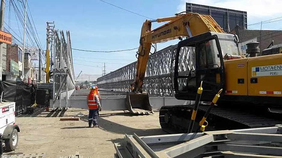 Puente Bailey en Virú. Foto: MTC