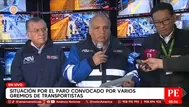 MTC: Transporte público en Lima opera con normalidad pese a paro