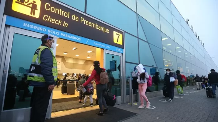 Aeropuerto Internacional Jorge Chávez. Foto: Andina Aeropuerto Internacional Jorge Chávez. Foto: Andina