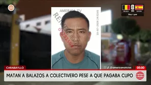 Colectivero muere tras ataque armado en Carabayllo. Foto y video: América Noticias