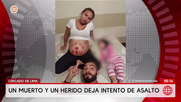 Muere tras balacera durante intento de asalto en Cercado de Lima. Foto: América Noticias