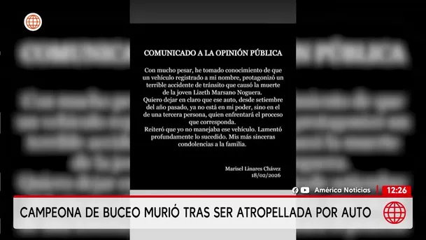 Muere Lizeth Marzano Noguera tras ser atropellada en San Isidro. Foto: América Noticias