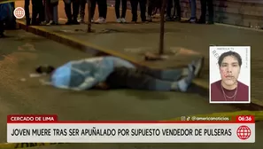 Muere joven tras ser apuñalado en Cercado de Lima. Foto y video: América Noticias