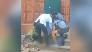 Una mujer murió tras caída de cornisa de iglesia Compañía de Jesús en el centro de Huamanga, Ayacucho. Video: Canal N