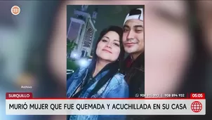 Muere Yajaira Sigueñas, mujer quemada y acuchillada en Surquillo. Foto y video: América Noticias