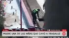 Muere niña que cayó por un tragaluz en la plaza de Mi Perú