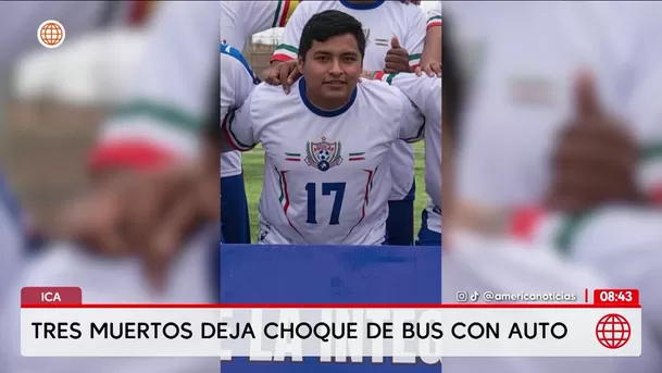 Mueren hermanas y un joven en violento choque en Ica. Foto: América Noticias