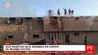 Mueren personas en incendio en centro de rehabilitación en Pisco