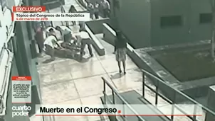 Trágica muerte en el Congreso sigue impune desde hace cuatro años. Foto y video: Cuarto Poder