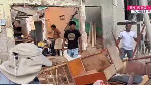 Un muerto tras ataque con explosivos a vivienda en Tumbes. Foto y video: Canal N