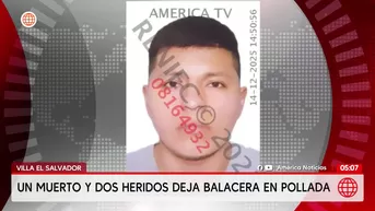 Un muerto y dos heridos deja balacera en pollada en Villa El Salvador. Foto y video: América Noticias