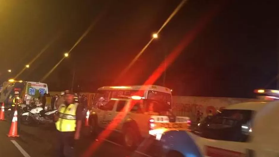 Un muerto deja choque en la Panamericana Sur 