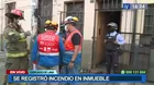 Un muerto dejó incendio ocurrido en un inmueble en Barrios Altos