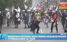 Un muerto dejó manifestaciones en el Centro de Lima - Noticias de al-fondo-hay-sitio-quinta-temporada