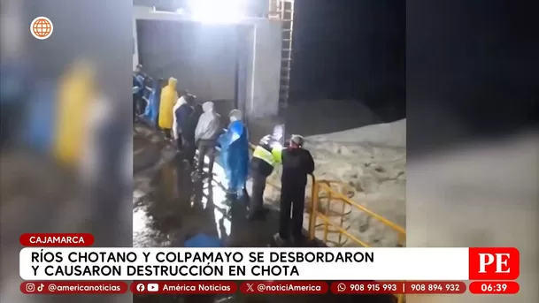 Un muerto y dos desaparecidos tras desborde de río Chotano en Cajamarca. Foto: América Noticias