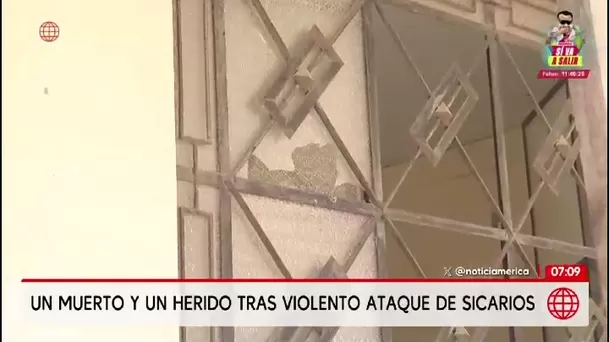 Asesinan a conductor y balean a padre de familia en SMP/ América TV Asesinan a conductor y balean a padre de familia en SMP/ América TV