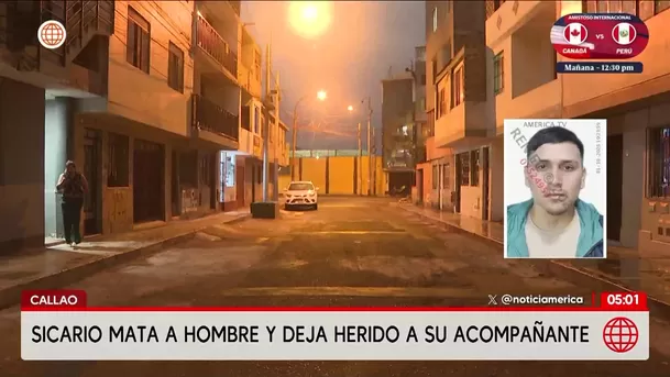 Un muerto y un herido deja ataque en el Callao. Foto: América Noticias Un muerto y un herido deja ataque en el Callao. Foto: América Noticias