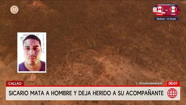 Un muerto y un herido deja ataque en el Callao. Foto: América Noticias Un muerto y un herido deja ataque en el Callao. Foto: América Noticias