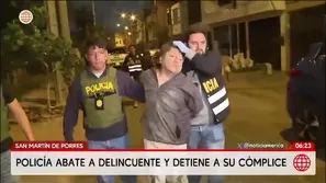 Un muerto y un herido deja balacera en San Martín de Porres/América TV