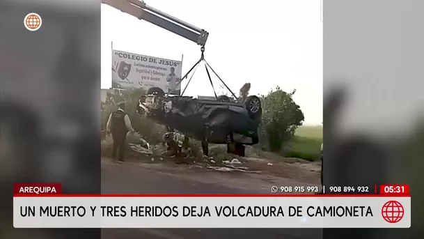 Un muerto y siete heridos deja despiste de combi en Tumbes. Foto: América Noticias