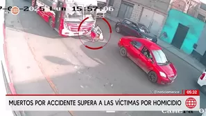 Muertos por accidente supera a las víctimas por homicidio. Foto y video: Unidad de investigación