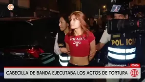 Mujer de 19 años sería la cabecilla de una banda de secuestradores. Foto y video: América Noticias