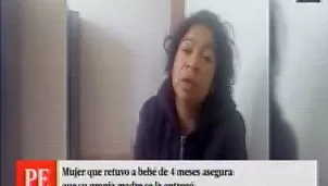 Mujer detenida tras secuestrar a bebé. América Noticias