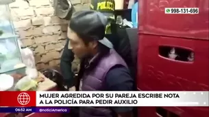 Detenido por agredir a su pareja. América Noticias