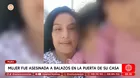 Mujer asesinada de 10 balazos frente a su casa en Piura