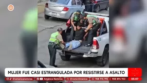 Mujer casi fue estrangulada por resistirse a asalto en Independencia. Foto y video: América Noticias