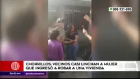 Mujer tendría antecedentes por robo. América Noticias