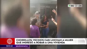 Mujer tendría antecedentes por robo. América Noticias