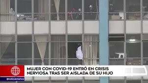 La mujer entró en una crisis nerviosa