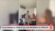 Mujer denuncia a su esposo por intento de feminicidio