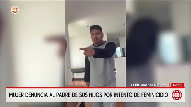 Mujer denuncia a su esposo por intento de feminicidio. Foto: América Noticias Mujer denuncia a su esposo por intento de feminicidio. Foto: América Noticias