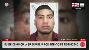 Mujer denuncia a su expareja por intento de feminicidio en Ate. Foto y video: América Noticias