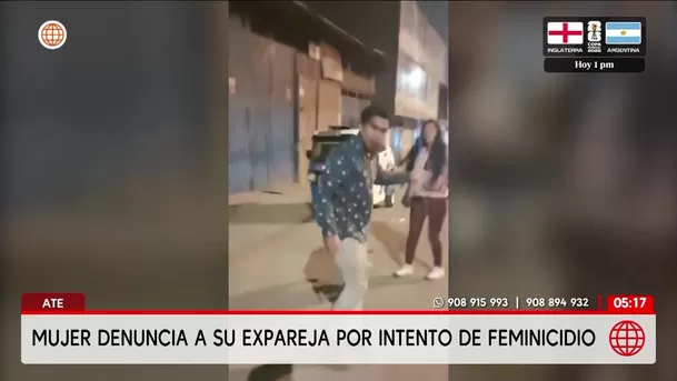 Mujer denuncia a su expareja por intento de feminicidio en Ate. Foto: América Noticias Mujer denuncia a su expareja por intento de feminicidio en Ate. Foto: América Noticias