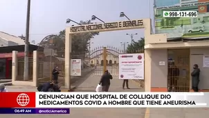 Hospital Sergio Bernales en Comas. América Noticias