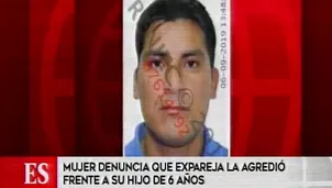 Mujer fue golpeada por su expareja.