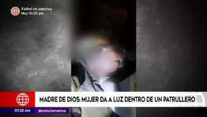 Mujer dio a luz en un patrullero.